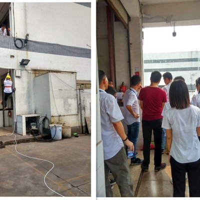 “安全大于一切”-----我司进行了消防演练