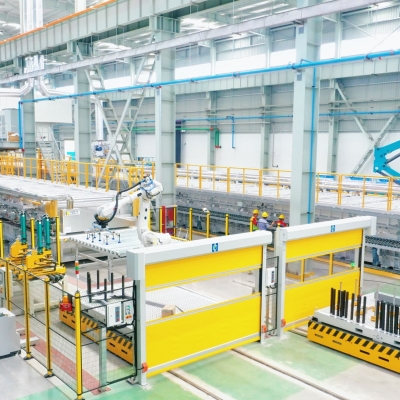 热成形燃气辊底炉